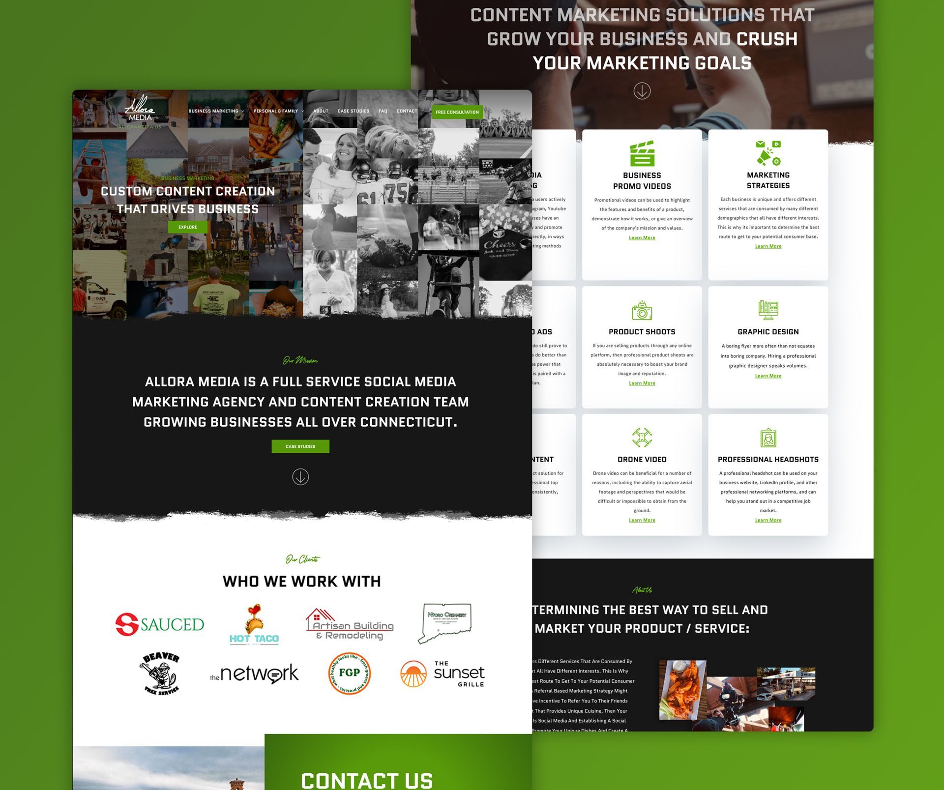 Allora Media Website