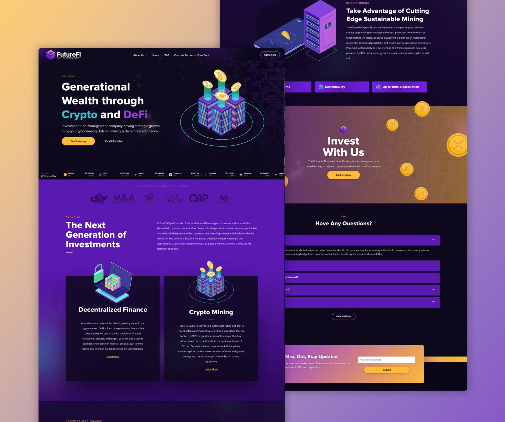 FutureFi Captial Website