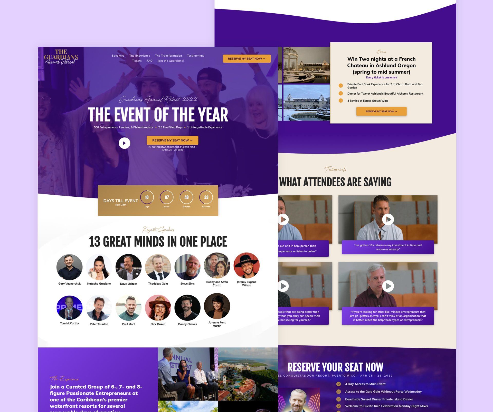 Guardians Annual Retreat 2022 Website