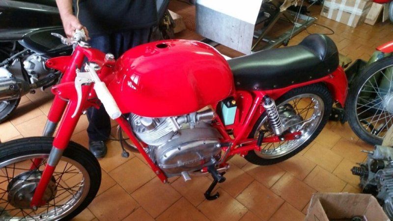 moto guzzi dopo il restauro