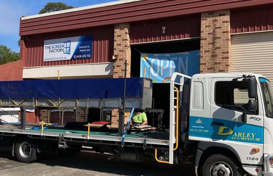 Service Truck - Screen Doors Factory in Billinudgel, NSW