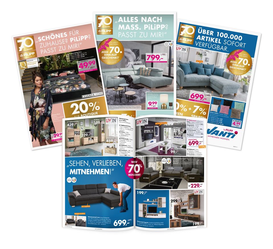 Reinzeichnung Möbelhausbeileger