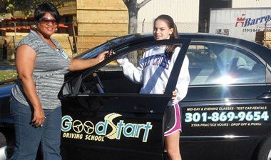 Driving Instructor And Student Driver — Germantown, MD — Good Start Driving School