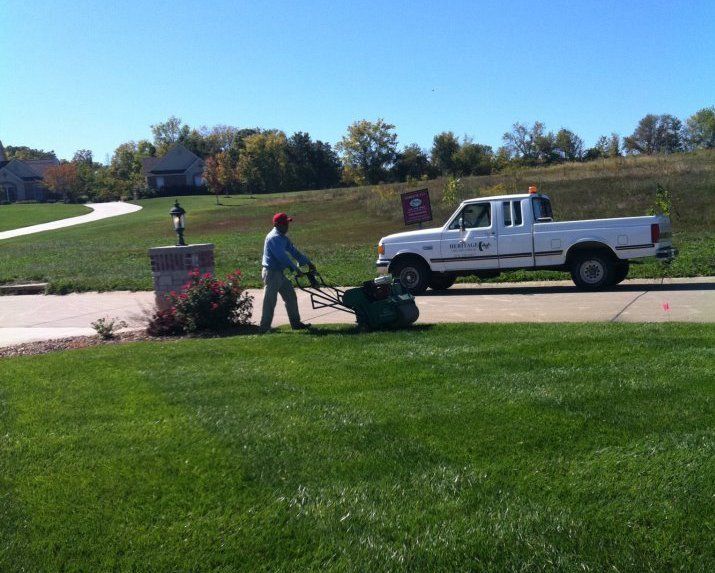 Our lawn fertilizer treatments in St. Charles, MO.