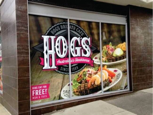 Hogs Window — Printed Glass, Tiles, Splashbacks, Digital Printing, Signage in Newcastle, NSW