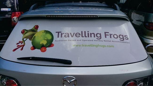 One Way Vision Window Graphic — Vehicle Signage, Wraps, Printing, Graphics in Newcastle, NSW