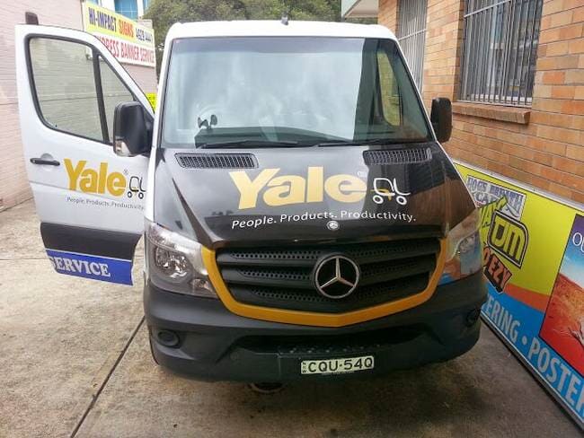 Yale — Vehicle Signage, Wraps, Printing, Graphics in Newcastle, NSW