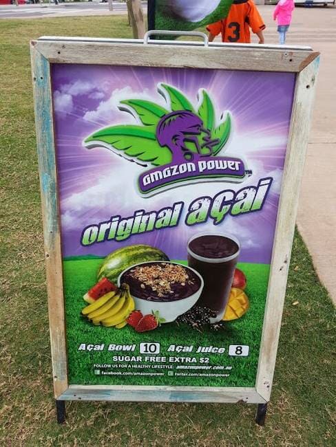 Original Acai — A-frame Signs, Signage, Business Signs, Newcastle in Newcastle, NSW