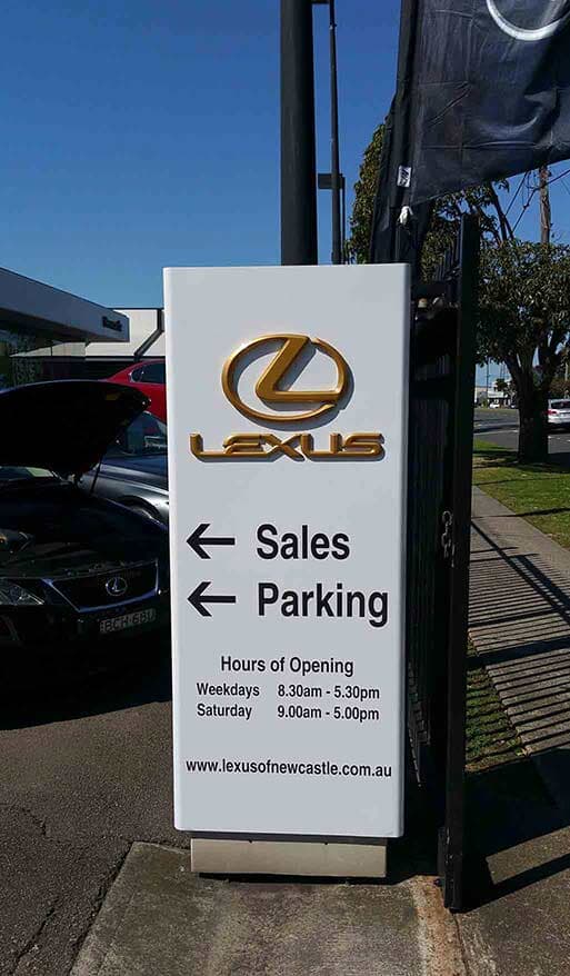 Lexus — Signage, Digital Printing, Design, Installation in Newcastle, NSW