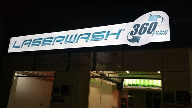 Laser Wash 2 — Shop, School, Corflute, Digital Printing, Signage in Newcastle, NSW