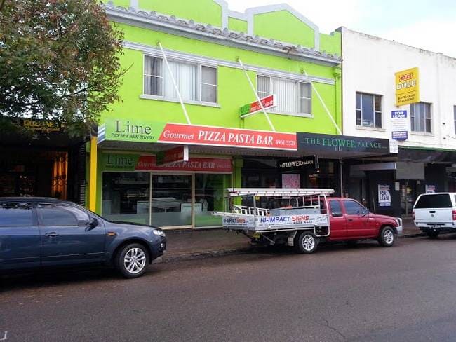 Lime Pizza 2 — Shop, School, Corflute, Digital Printing, Signage in Newcastle, NSW