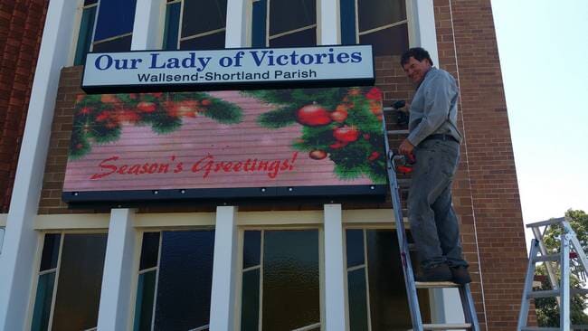 Our Lady of Victories 2 — Shop, School, Corflute, Digital Printing, Signage in Newcastle, NSW