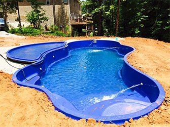 Swimming Pools — Filling Water in Swimming Pool in Monroe, Ga