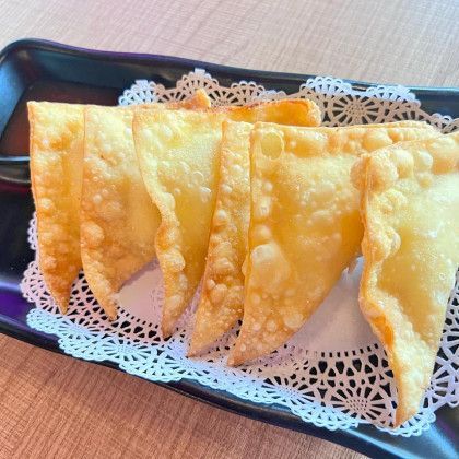 A close up of a plate of food on a table.