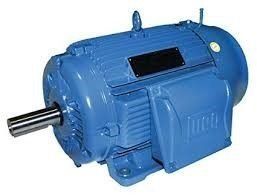 A Blue Electric Motor Is Sitting On A White Surface — NQPT In Garbutt, QLD
