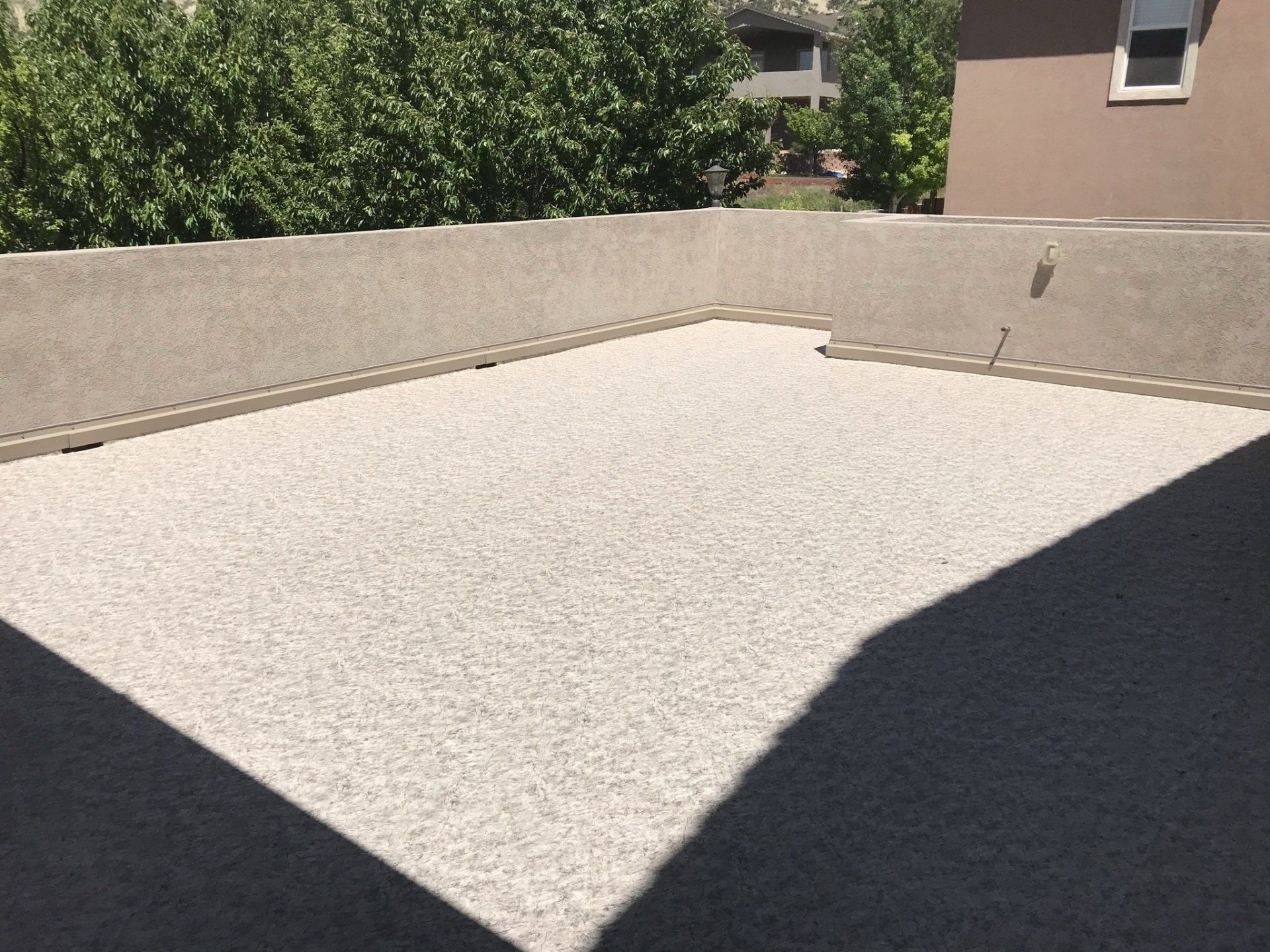 a tufdek system on an outdoor deck