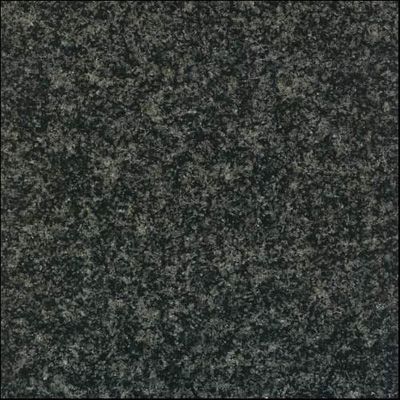 Dark gray speckled granite countertop.