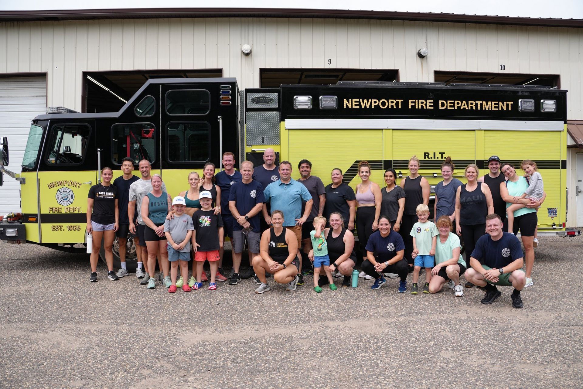 A group of people at Newport MN's best strength training gym