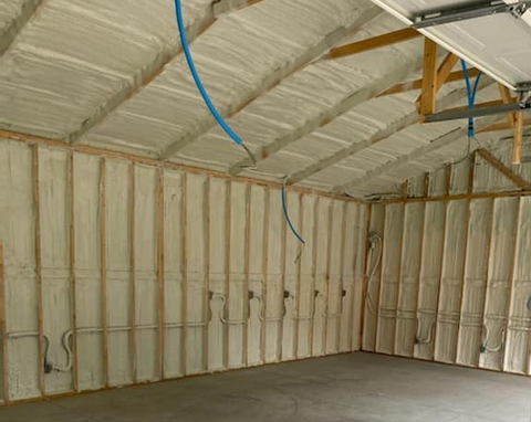 spray foam on walls, ceilings, and floors insulation near Clarksville, Tn