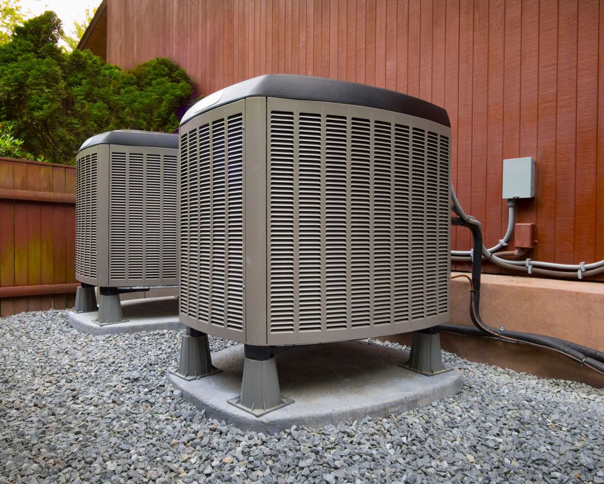 Gray Residential HVAC Unit — Evansville, IN — A & A Precision Heating, Cooling & Refrigeration, LLC