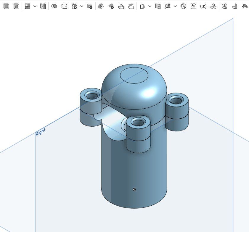 3d muur houder onshape