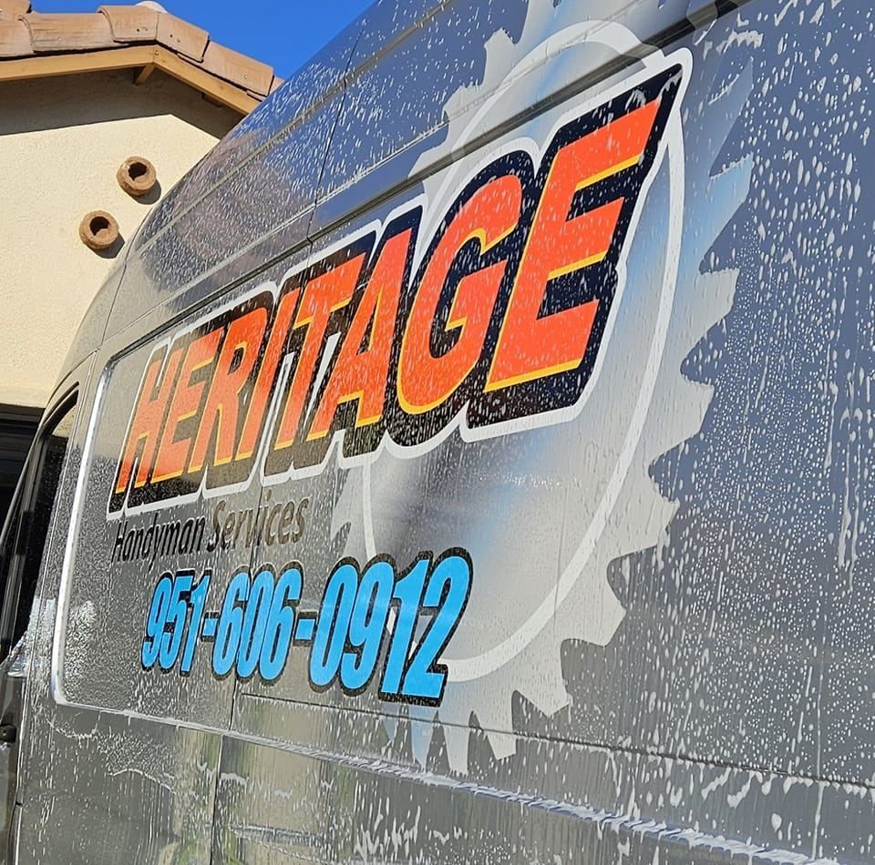 Red truck towing a trailer with 