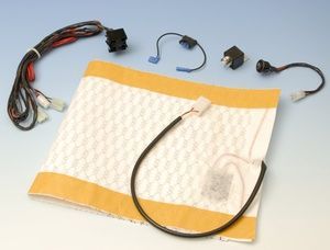 A piece of paper with a bunch of wires on it