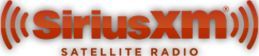 Siriusxm satellite radio logo on a white background