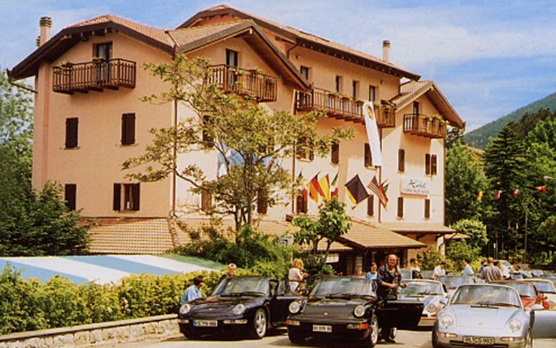 Porsche in the car park