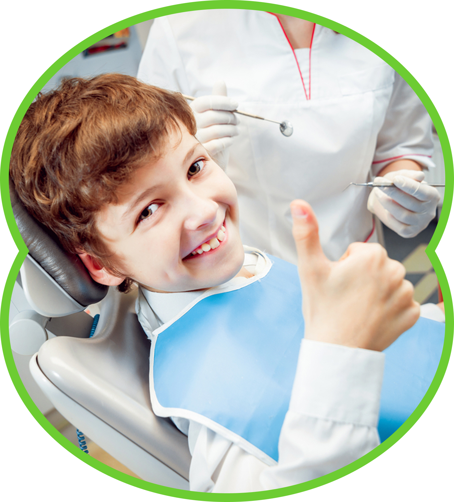 Close-up of a smiling mouth, showing yellowed teeth and pink lips.