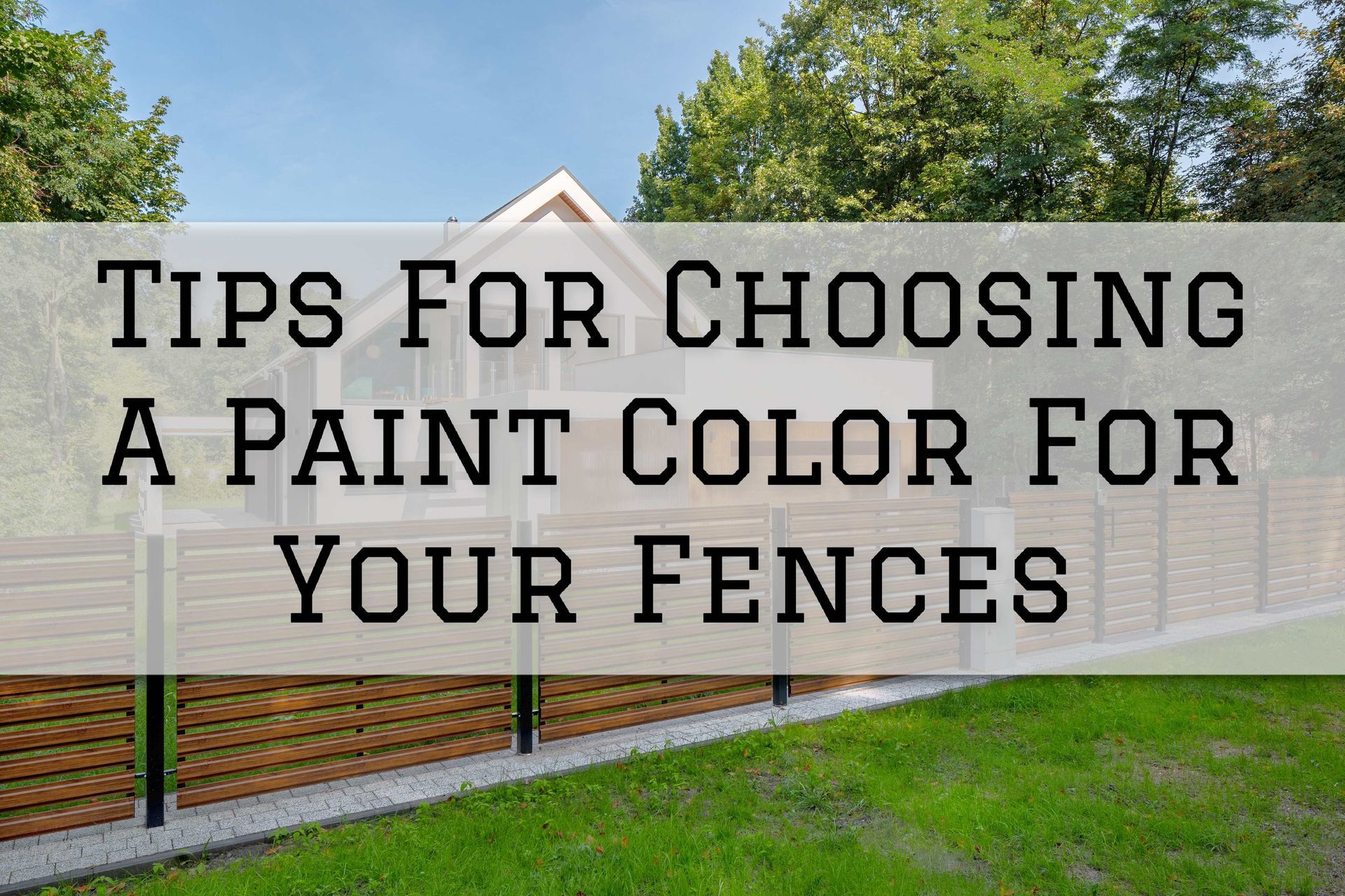 Tips for Choosing Exterior Paint Colors in West Haven, CT