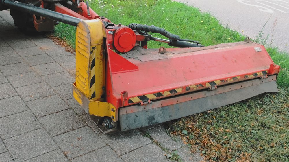 Grass Mower Sidewalk — J.A. Slashing in Cairns, QLD