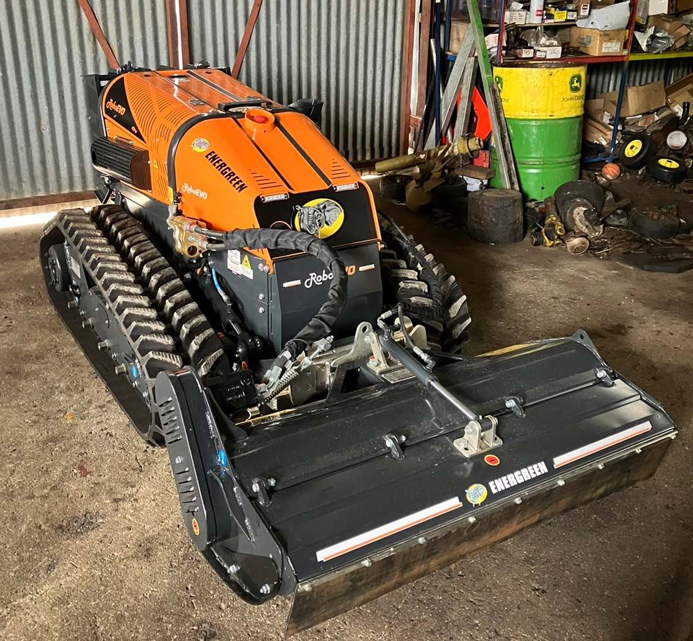 Large Green Lawn Mower — J.A. Slashing in Cairns, QLD