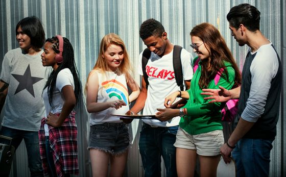 A Group of Youth united and discussing