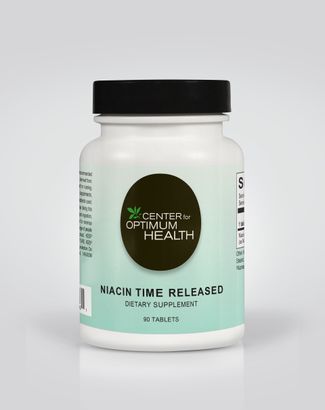 A bottle of mac in time released from optimum health