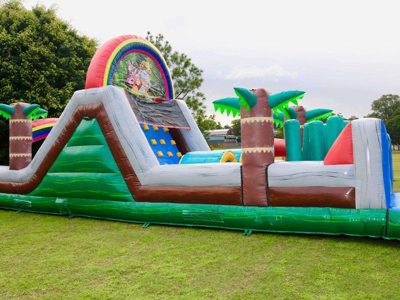 Obstacle course concept — Inflatable Activities in Gympie, QLD