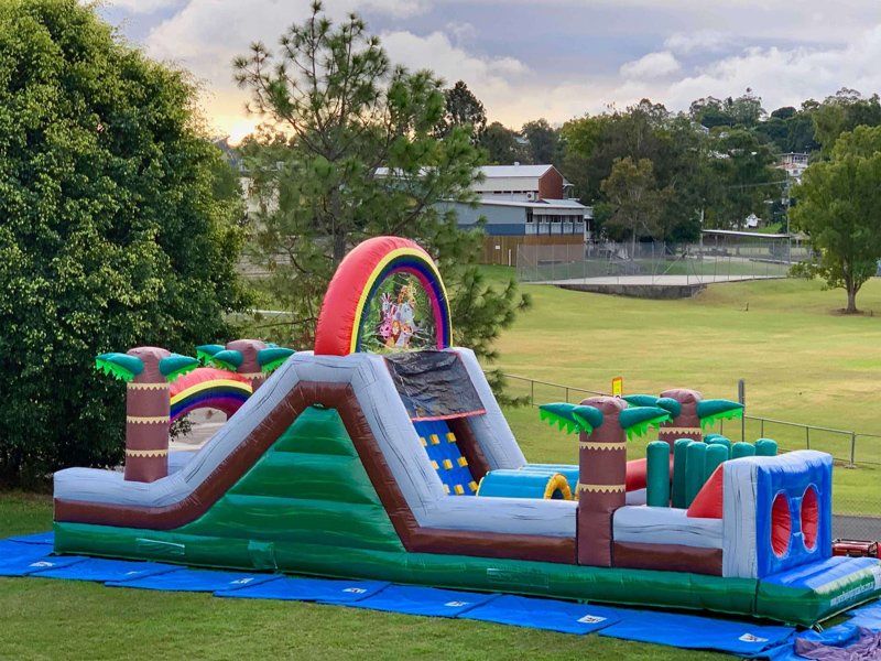 Full view of inflatable obstacle course — Inflatable Activities in Gympie, QLD