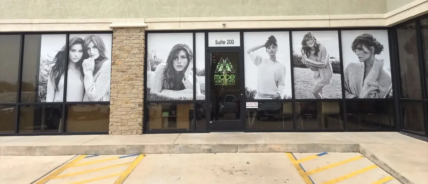 Windows with Pictures of Women
