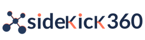 the sidekick 360 logo is shown on a white background .