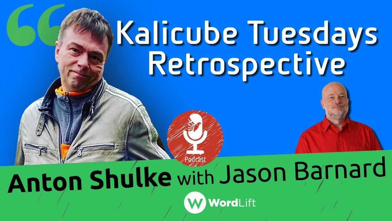 Anton shulke with jason barnard on kalicube tuesdays retrospective