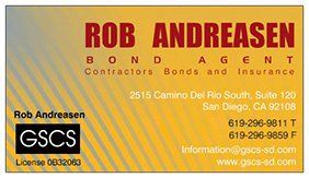 Rob Andreasen business card