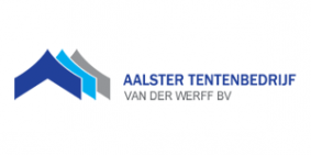 The logo for aalster tentenbedrijf van der werff bv
