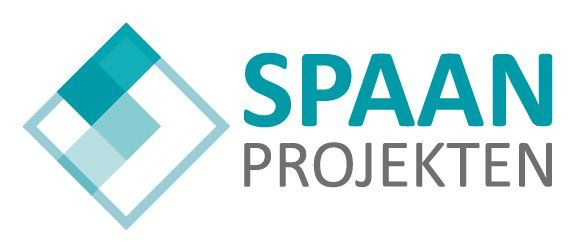 Een logo voor een bedrijf genaamd spaan projekten