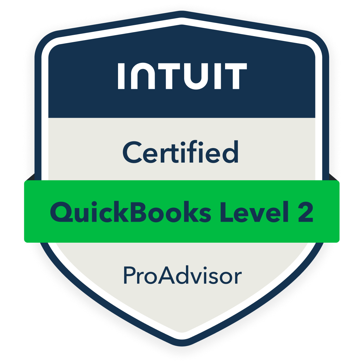 A badge that says certified proadvisor advanced quickbooks online 2024
