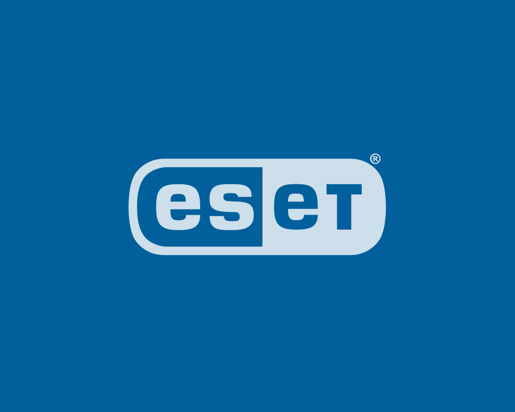 The eser logo is on a blue background