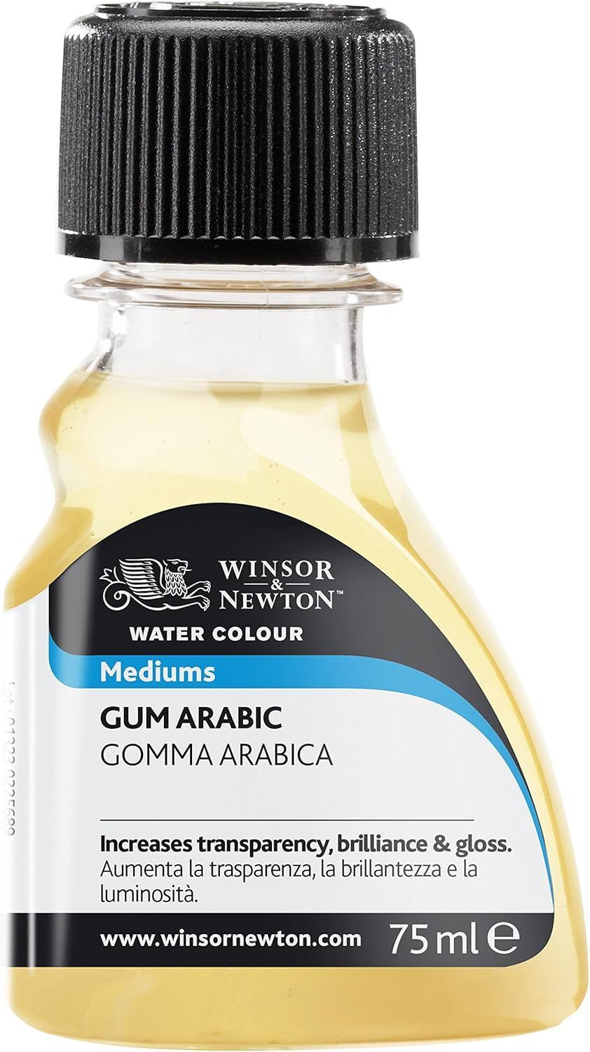Photo of a silver Winsor & Newton gouache tube.