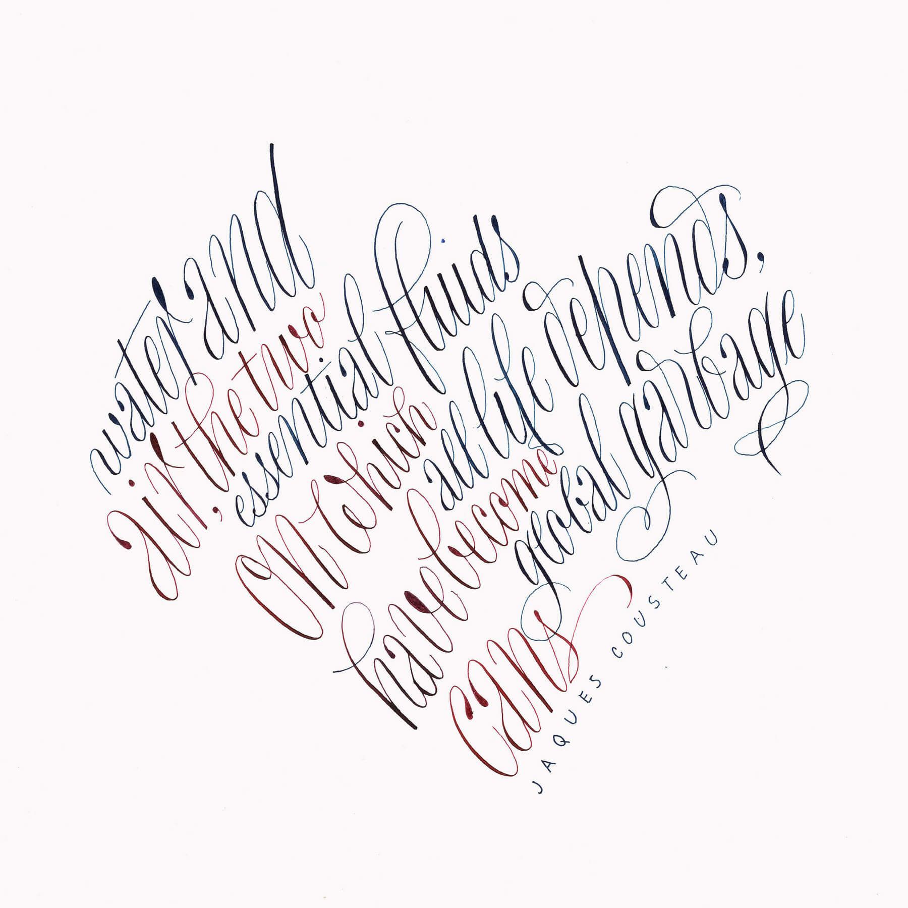 A close-up image of walnut crystals on top of white textured paper from the website www.kalligrafie.com