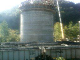 Coal Storage Silo 2 — Concrete & Concrete Products Dealers in Richlands, VA