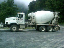 Concrete Truck Sideview 2 — Concrete Contractors in Richlands, VA