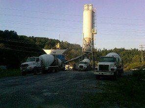 Concrete Trucks — Concrete Contractors in Richlands, VA